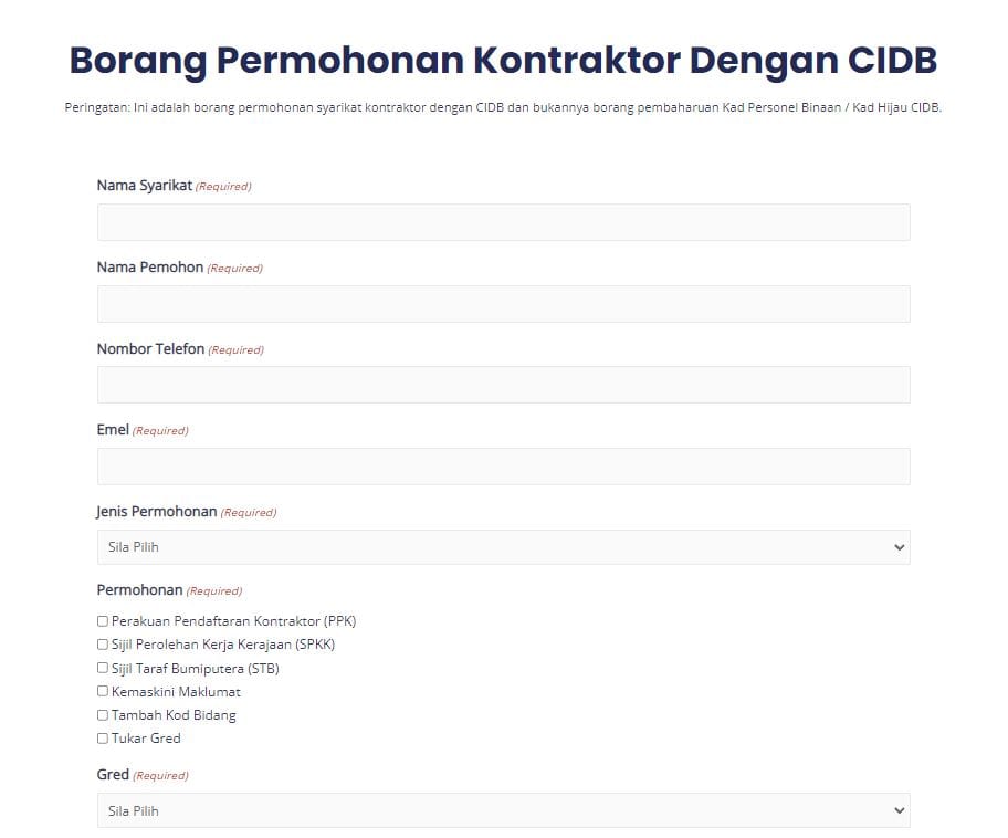 Cara Renew Lesen CIDB, Cara Renew Lesen CIDB